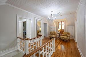 1792 Appleton Rd, Allendale, SC 29810 - bonus room with hardwood / wood-style floors, vaulted ceiling, a notable chandelier, and wood ceiling