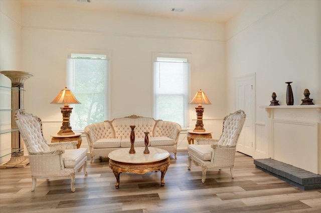 65 W Calhoun St, Wadley, GA 30477 - living area with wood-type flooring