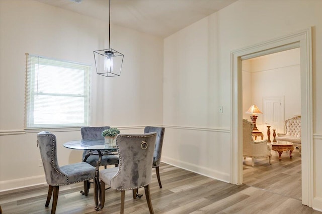65 W Calhoun St, Wadley, GA 30477 - dining area featuring light wood-type flooring