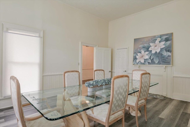 65 W Calhoun St, Wadley, GA 30477 - dining area with hardwood / wood-style flooring