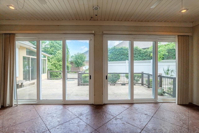 4120 Shady Oaks Dr, Martinez, GA 30907 - doorway to outside with recessed lighting