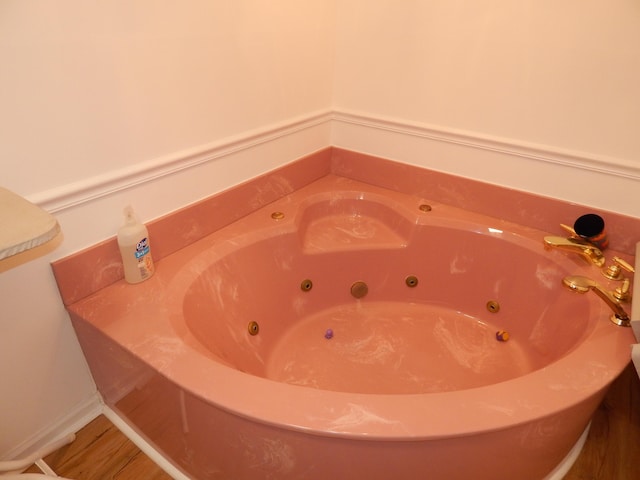 bathroom with a bathing tub