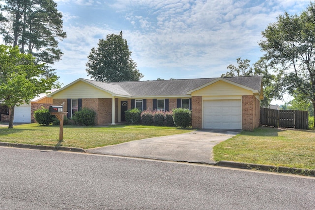 301 Cobblestone Ct, Martinez, GA 30907 - ranch-style house with brick siding, an attached garage, and concrete driveway