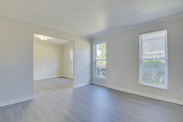 301 Cobblestone Ct, Martinez, GA 30907 - empty room featuring wood finished floors and ornamental molding