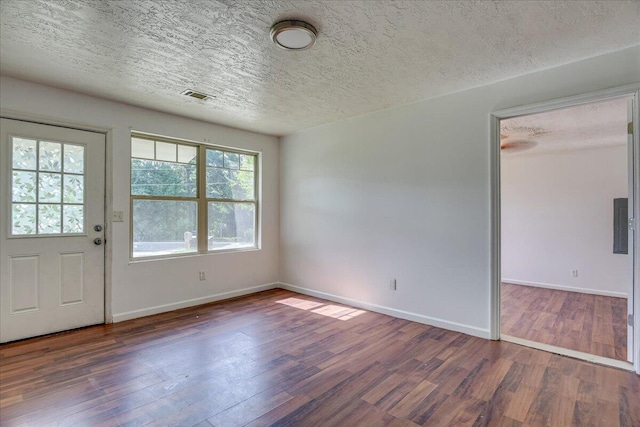 2028 Wharton Dr, Augusta, GA 30904 - foyer entrance with wood finished floors and a textured ceiling