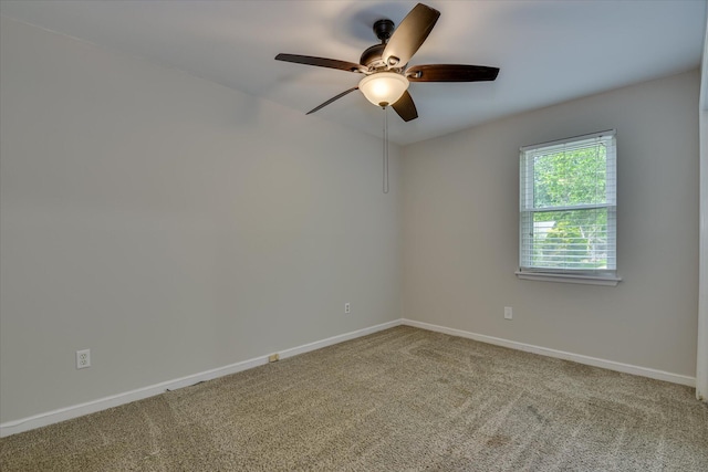 216 Dry Creek Rd, Evans, GA 30809 - carpeted spare room featuring a ceiling fan and baseboards
