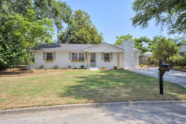 3313 Davant St, Augusta, GA 30907 - single story home featuring a chimney, driveway, and brick siding