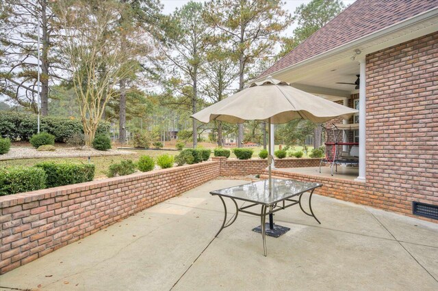 view of patio