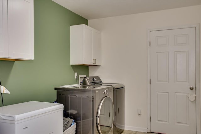 4804 High Meadows Dr, Grovetown, GA 30813 - laundry area featuring cabinet space, independent washer and dryer, and baseboards