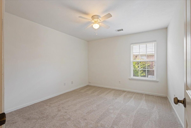 2071 Lake Forest Dr, Grovetown, GA 30813 - empty room featuring light colored carpet and ceiling fan