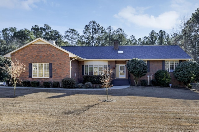 view of ranch-style home