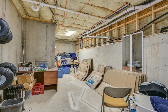 203 Jacque Cir, Mccormick, SC 29835 - view of unfinished basement