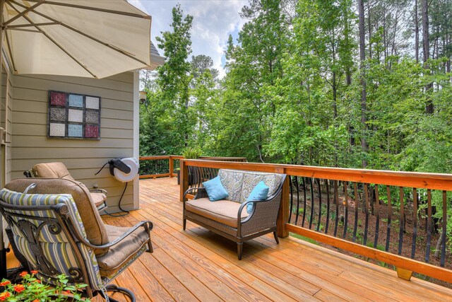203 Jacque Cir, Mccormick, SC 29835 - view of deck