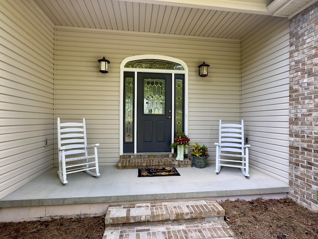 114 Hamilton Ln, Mccormick, SC 29835 - view of exterior entry with a porch