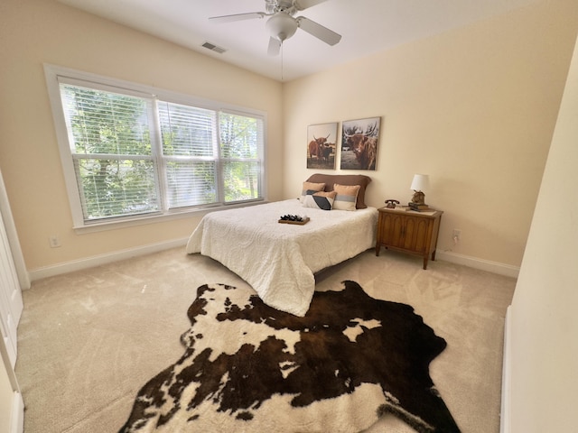 114 Hamilton Ln, Mccormick, SC 29835 - carpeted bedroom with multiple windows, baseboards, and ceiling fan