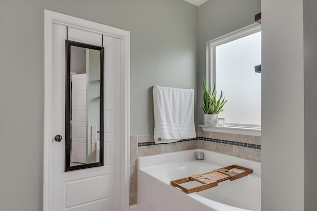 bathroom with a bathtub