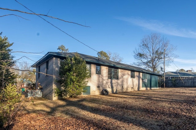 view of rear view of property