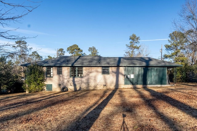 view of rear view of house