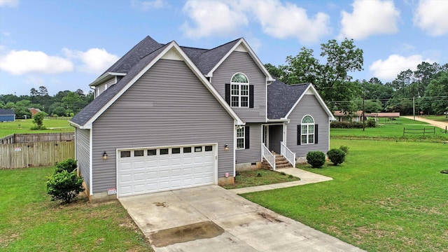 1009 Neilson St, Aiken, SC 29803 - traditional-style house with crawl space, an attached garage, driveway, and a shingled roof