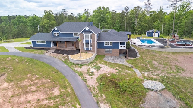 1543 Wrens Hwy, Thomson, GA 30824 - exterior space with a forest view