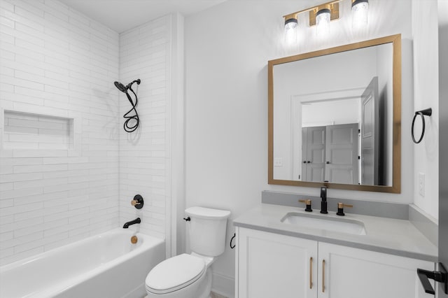 845 Audubon Way, Evans, GA 30809 - full bath featuring vanity, toilet, and shower / washtub combination