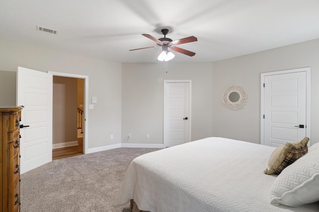 460 Armstrong Way, Evans, GA 30809 - carpeted bedroom featuring baseboards and a ceiling fan