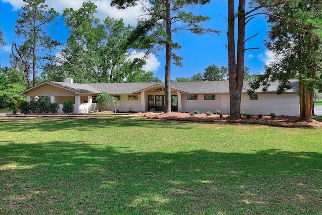 118 Lake Bluff Dr, Waynesboro, GA 30830 - ranch-style home featuring a front lawn