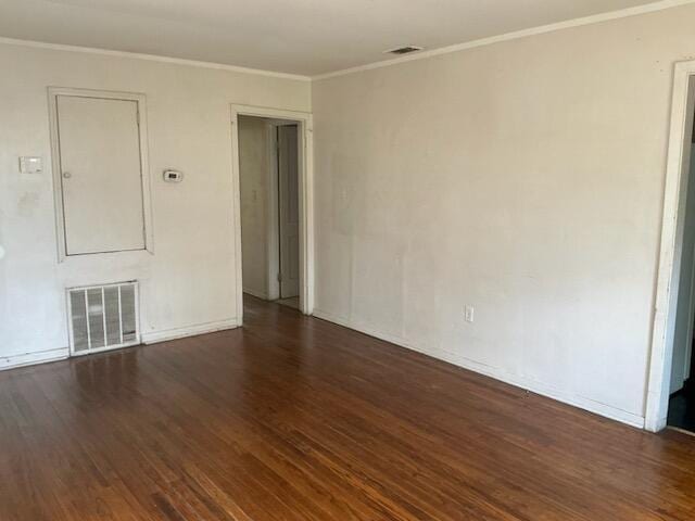 1618 Princeton Ln, Augusta, GA 30904 - empty room with wood finished floors, crown molding, and baseboards