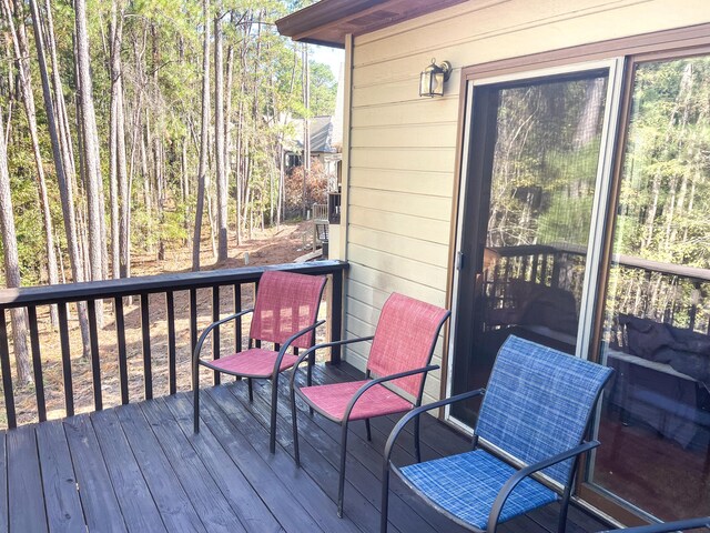 317 Coastal Cv, Mccormick, SC 29835 - view of wooden deck