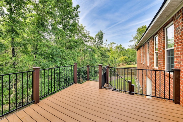 972 Woody Hill Cir, Evans, GA 30809 - view of wooden deck