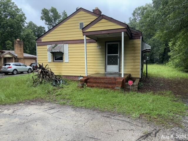 view of bungalow-style home