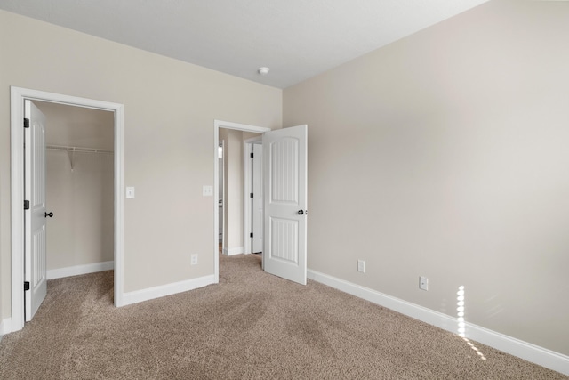 501 Cranberry Cir, Grovetown, GA 30813 - unfurnished bedroom with carpet floors, a spacious closet, and a closet