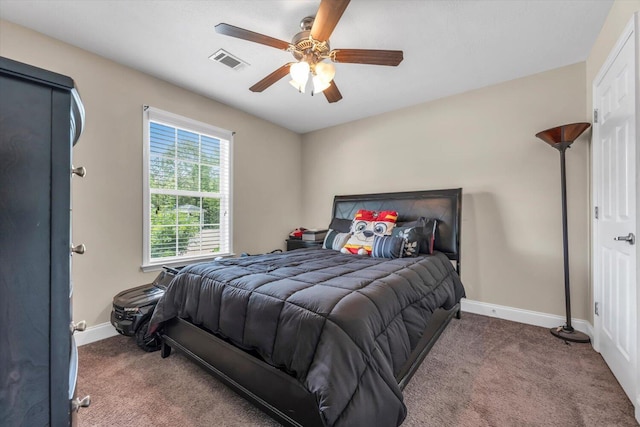 607 Beretta Dr, Grovetown, GA 30813 - carpeted bedroom featuring baseboards and a ceiling fan