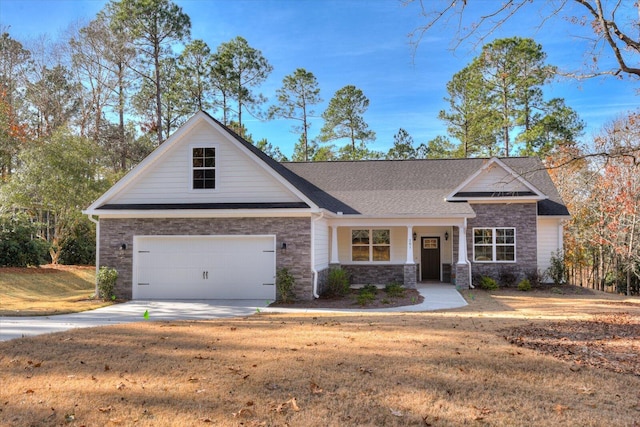 view of front of home with a front yard