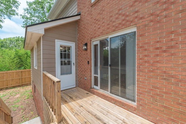 2421 Castlewood Dr, Augusta, GA 30904 - view of wooden terrace