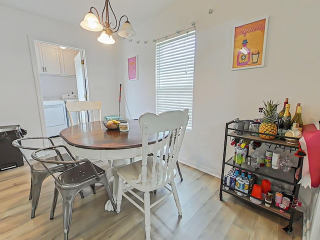 15 Whitney Ct, Augusta, GA 30904 - dining room with light wood finished floors and a chandelier