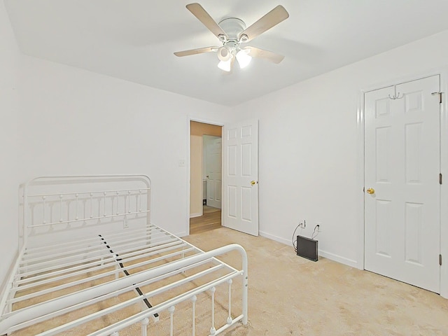 15 Whitney Ct, Augusta, GA 30904 - bedroom featuring light colored carpet, baseboards, and a ceiling fan