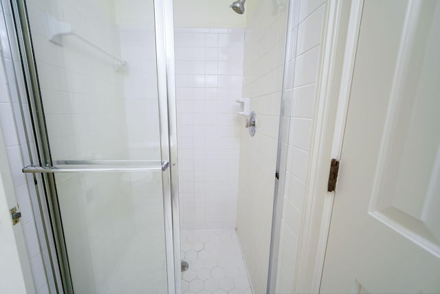 bathroom with walk in shower