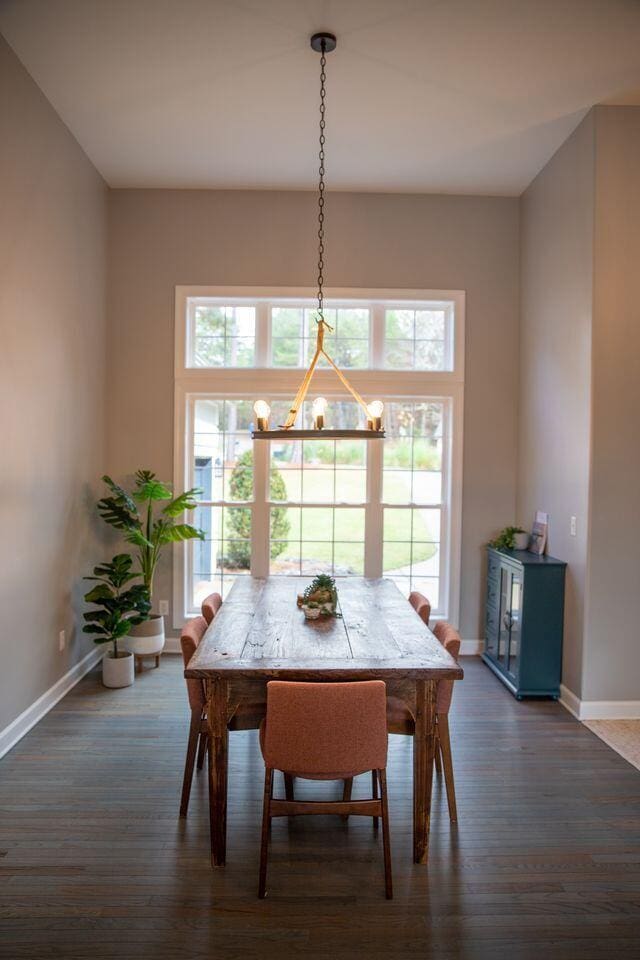 216 Sumter Ln, Mccormick, SC 29835 - dining room with dark wood-style floors