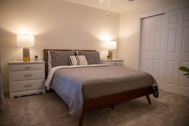 216 Sumter Ln, Mccormick, SC 29835 - carpeted bedroom featuring a closet