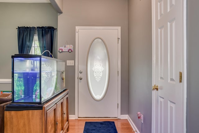 4538 Country Glen Cir, Grovetown, GA 30813 - entryway featuring light wood-style floors and baseboards