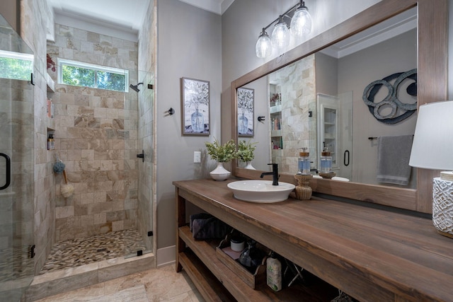 188 Lagoon Dr, Clarks Hill, SC 29821 - full bath with a shower stall and vanity