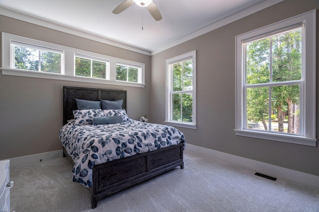 188 Lagoon Dr, Clarks Hill, SC 29821 - carpeted bedroom with baseboards and a ceiling fan