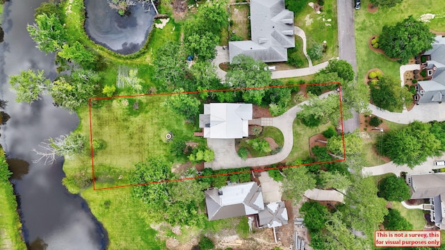 188 Lagoon Dr, Clarks Hill, SC 29821 - view of property location featuring property parcel outlined and a large body of water