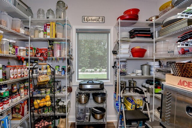 view of pantry