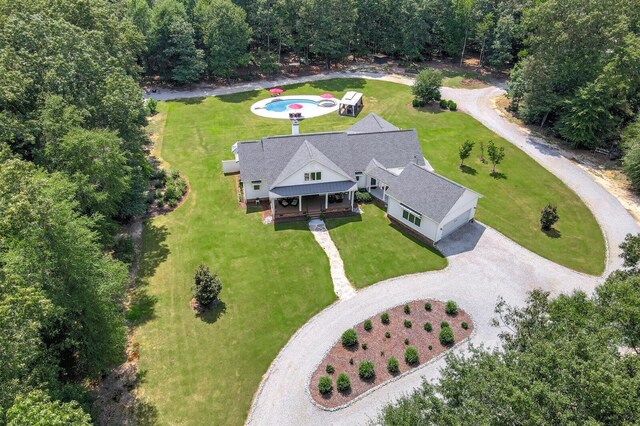 1370 Deerwood Cir, Stapleton, GA 30823 - aerial view of property and surrounding area