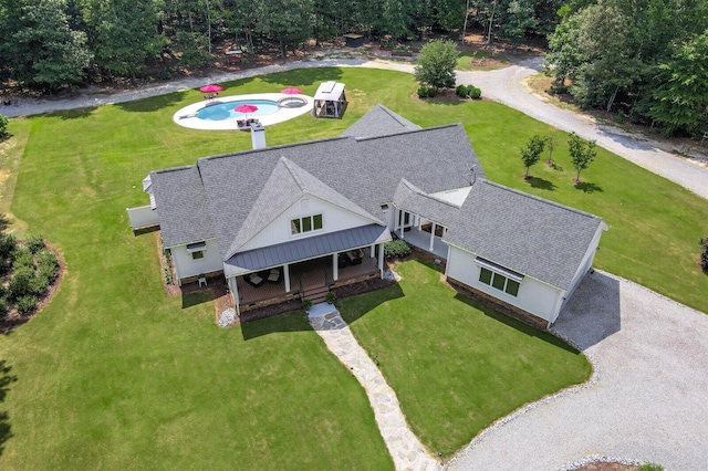 1370 Deerwood Cir, Stapleton, GA 30823 - view from above of property