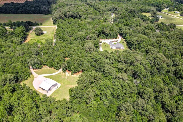1370 Deerwood Cir, Stapleton, GA 30823 - drone / aerial view of a heavily wooded area