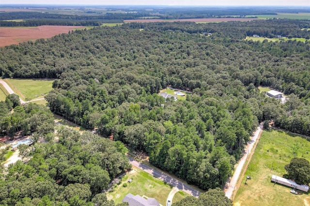 1370 Deerwood Cir, Stapleton, GA 30823 - bird's eye view of a heavily wooded area