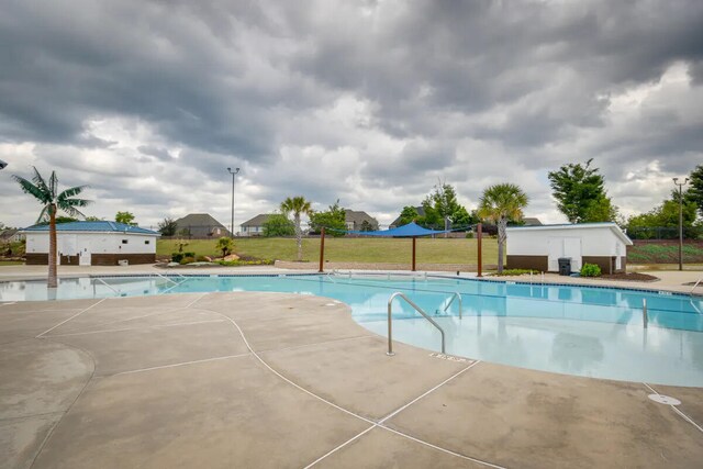 3120 Wayne Dr, Evans, GA 30809 - community pool featuring a yard